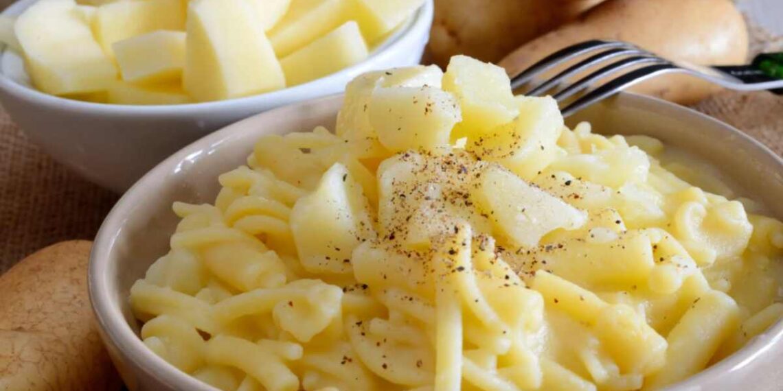 Pasta con crema di patate