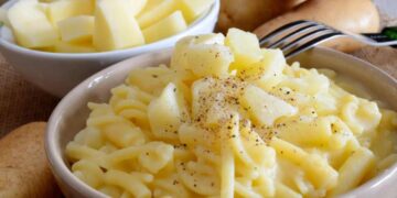 Pasta con crema di patate