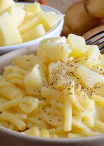 Pasta con crema di patate