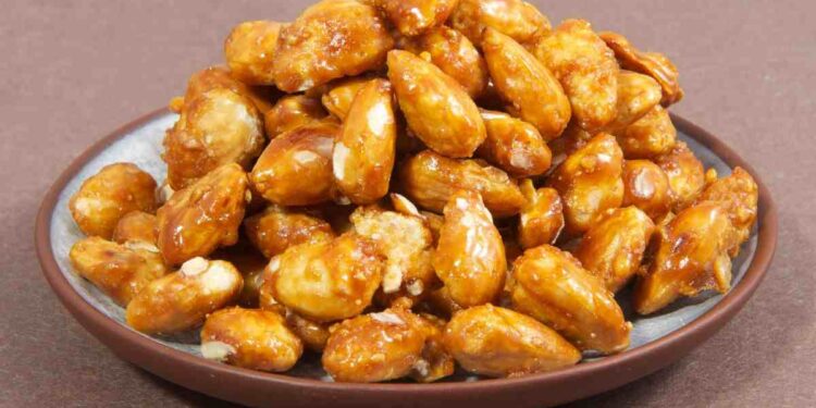 mandorle pralinate ricetta veloce