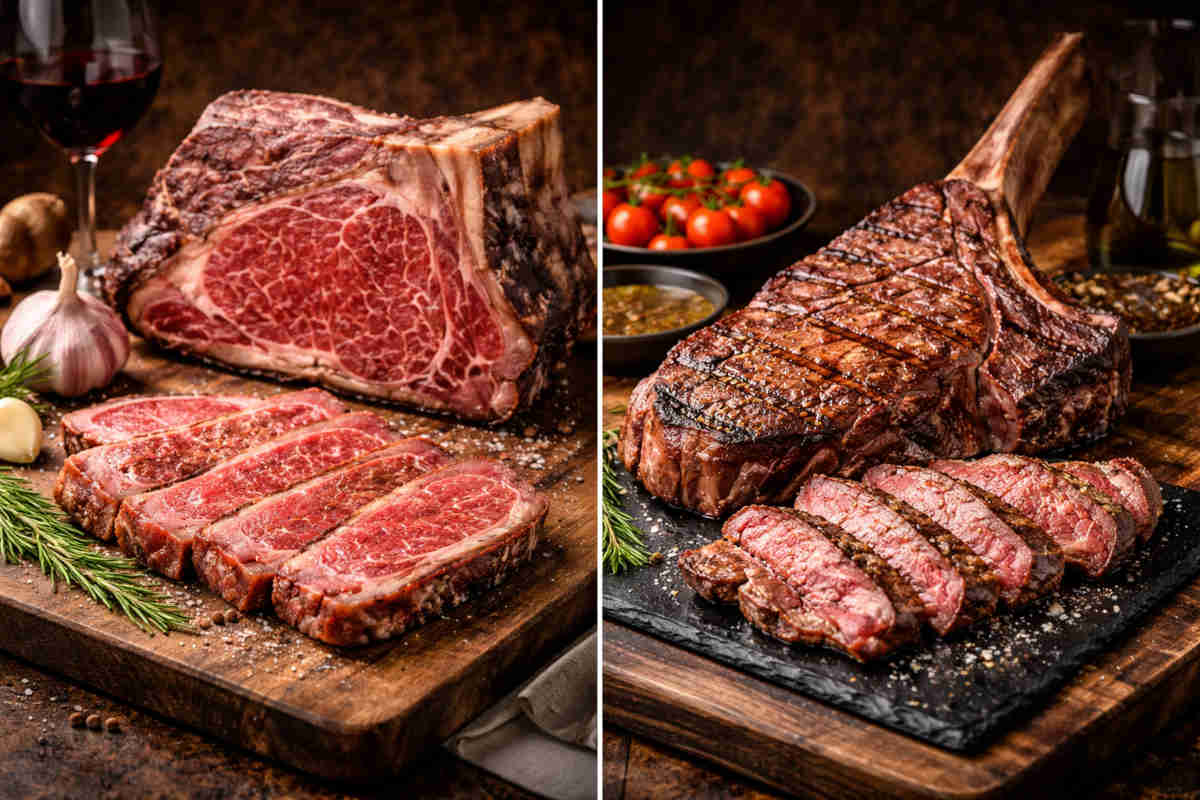 Carni di lusso cotte sulla brace