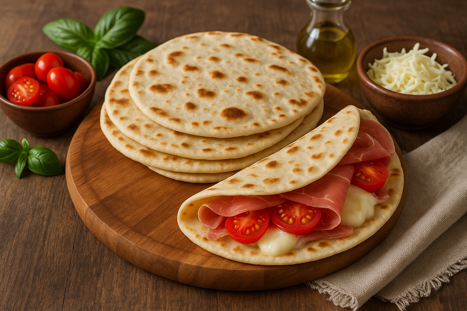 Piadine 2026: come farle, farciture e abbinamenti sfiziosi per l'estate