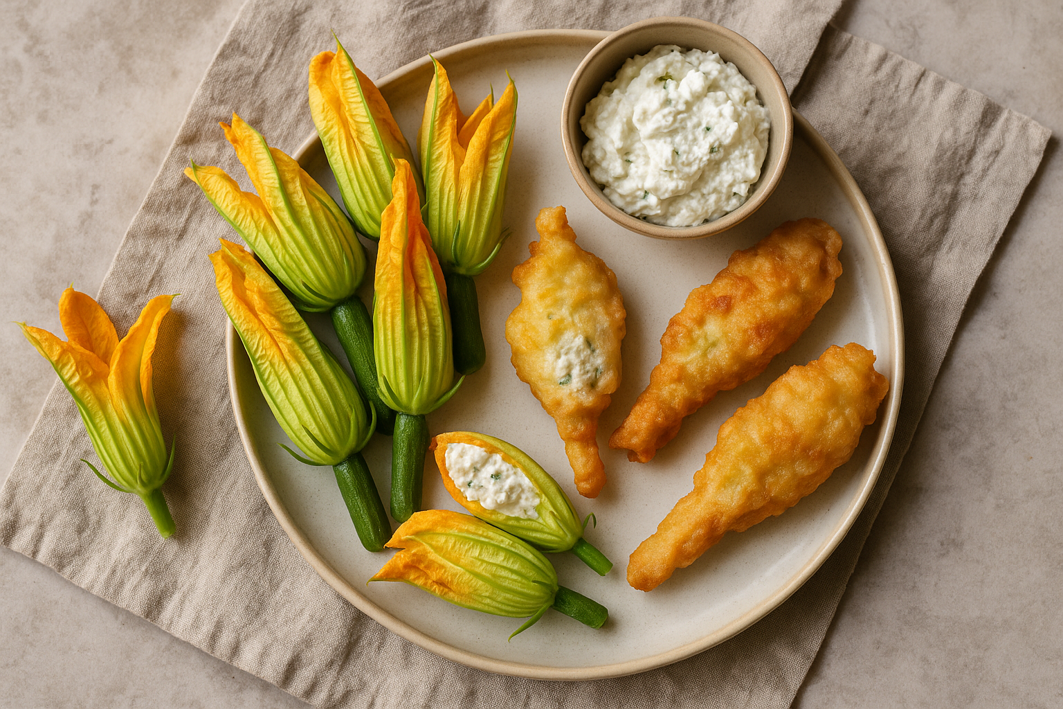 Fiori di zucca: ricette croccanti tra pastella e ripieni vegetariani (2)