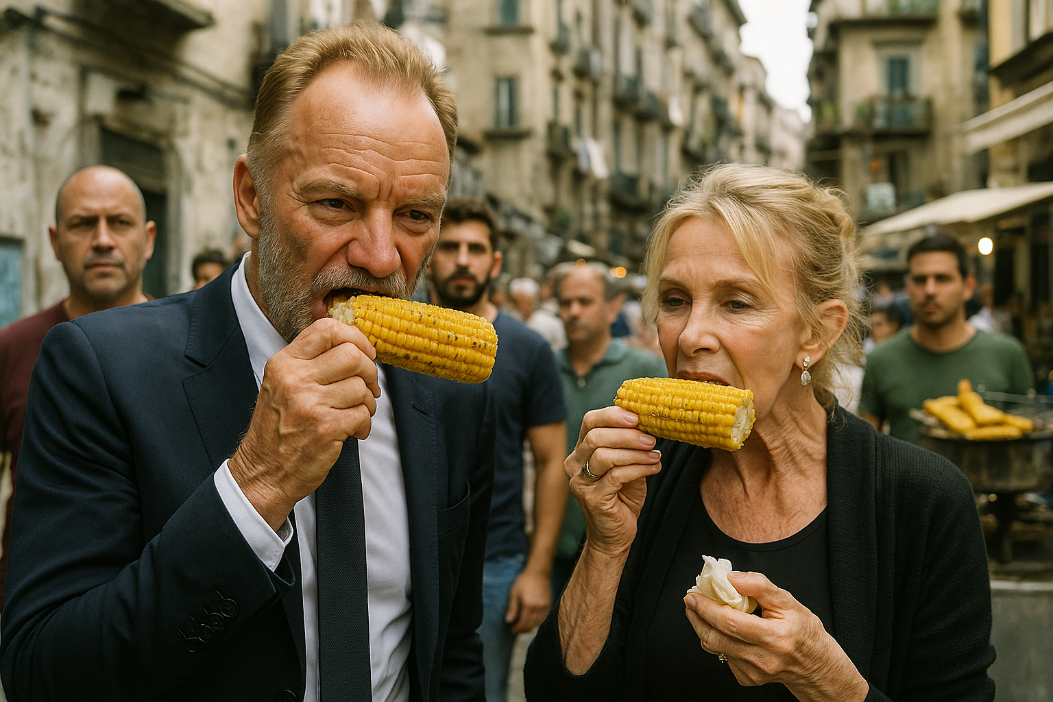 Sting al rione Sanità di Napoli: quando le star internazionali scoprono il cibo di strada