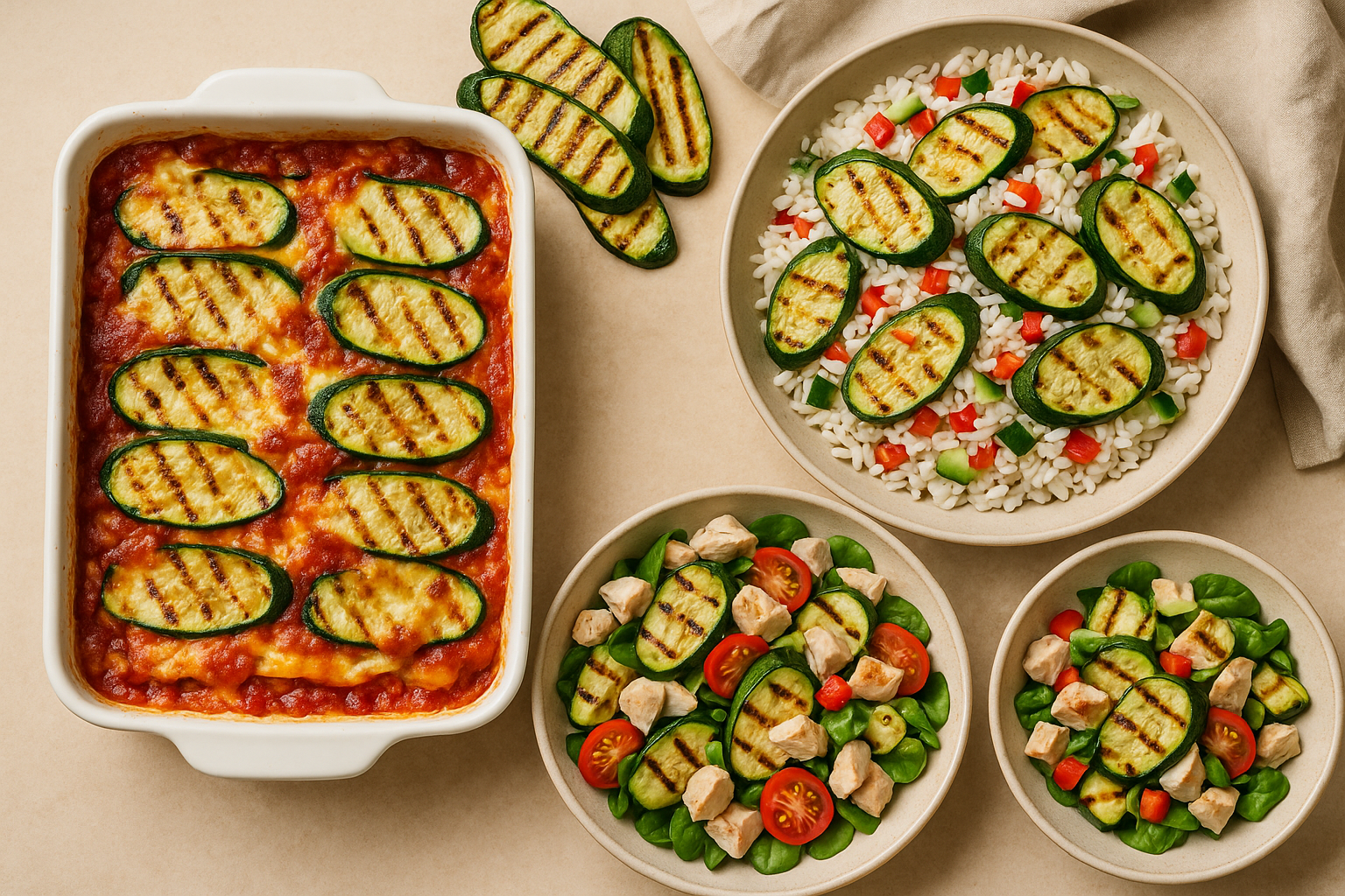 Zucchine grigliate: tre piatti estivi da una base semplice (2)