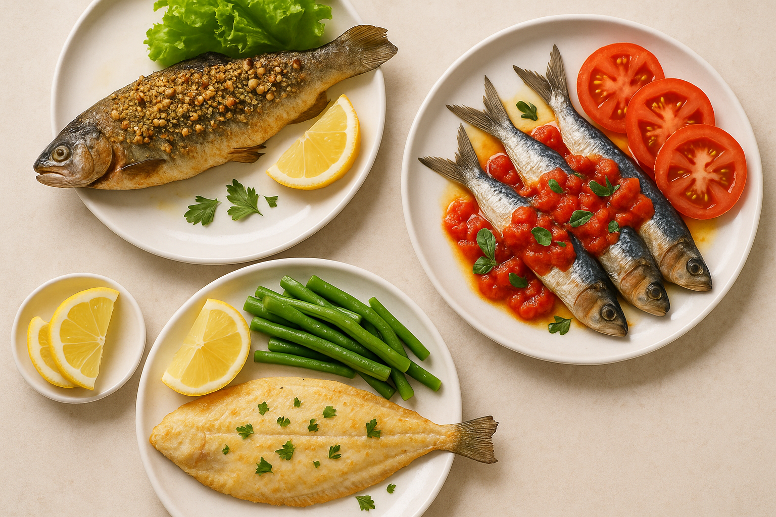 Secondi piatti di pesce leggeri: sogliola in padella, trota in crosta di nocciole, sardine alla pizzaiola (2)