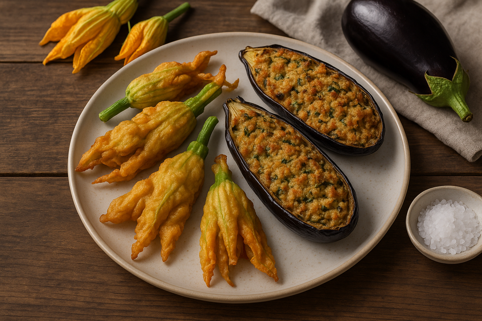 Fiori di zucca e melanzane: come prepararli croccanti e ripieni d'estate (2)