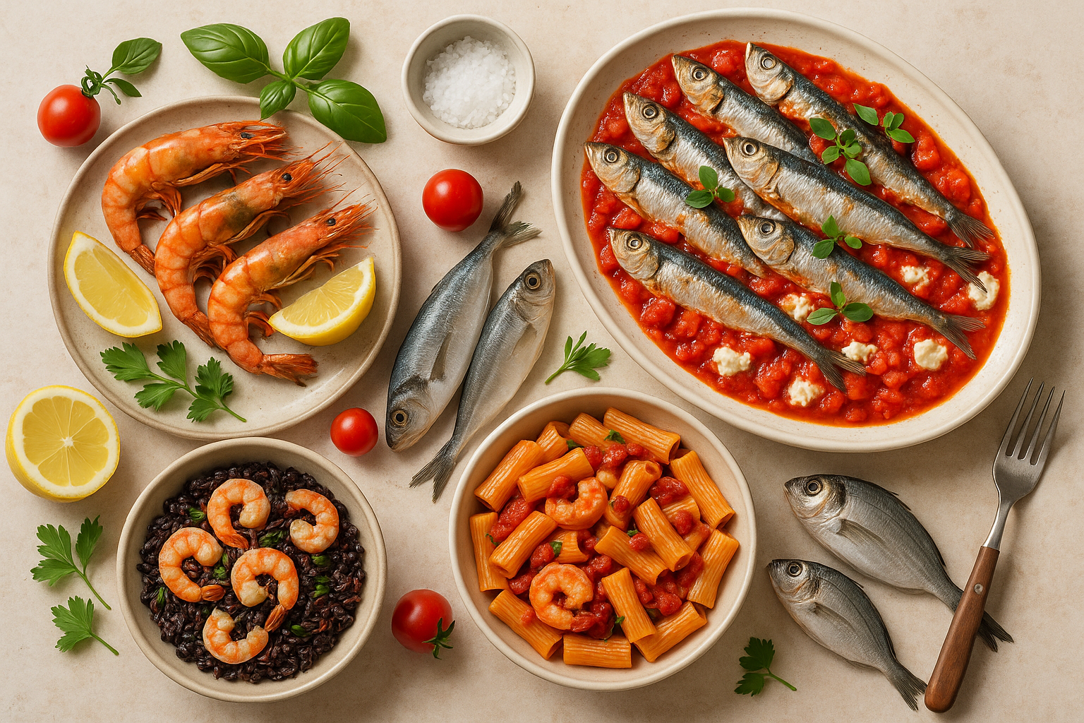 Pesce estivo: sardine, pesce spada e gamberi in ricette semplici (2)