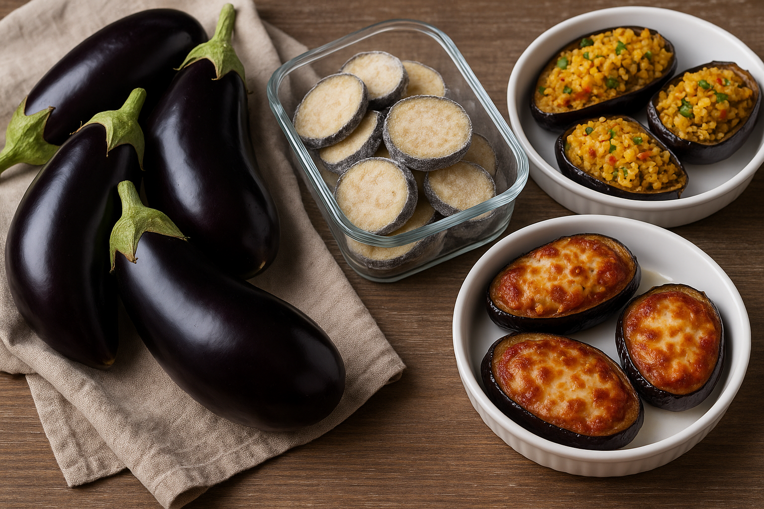 Melanzane d'estate: congelamento, ricette e conservazione