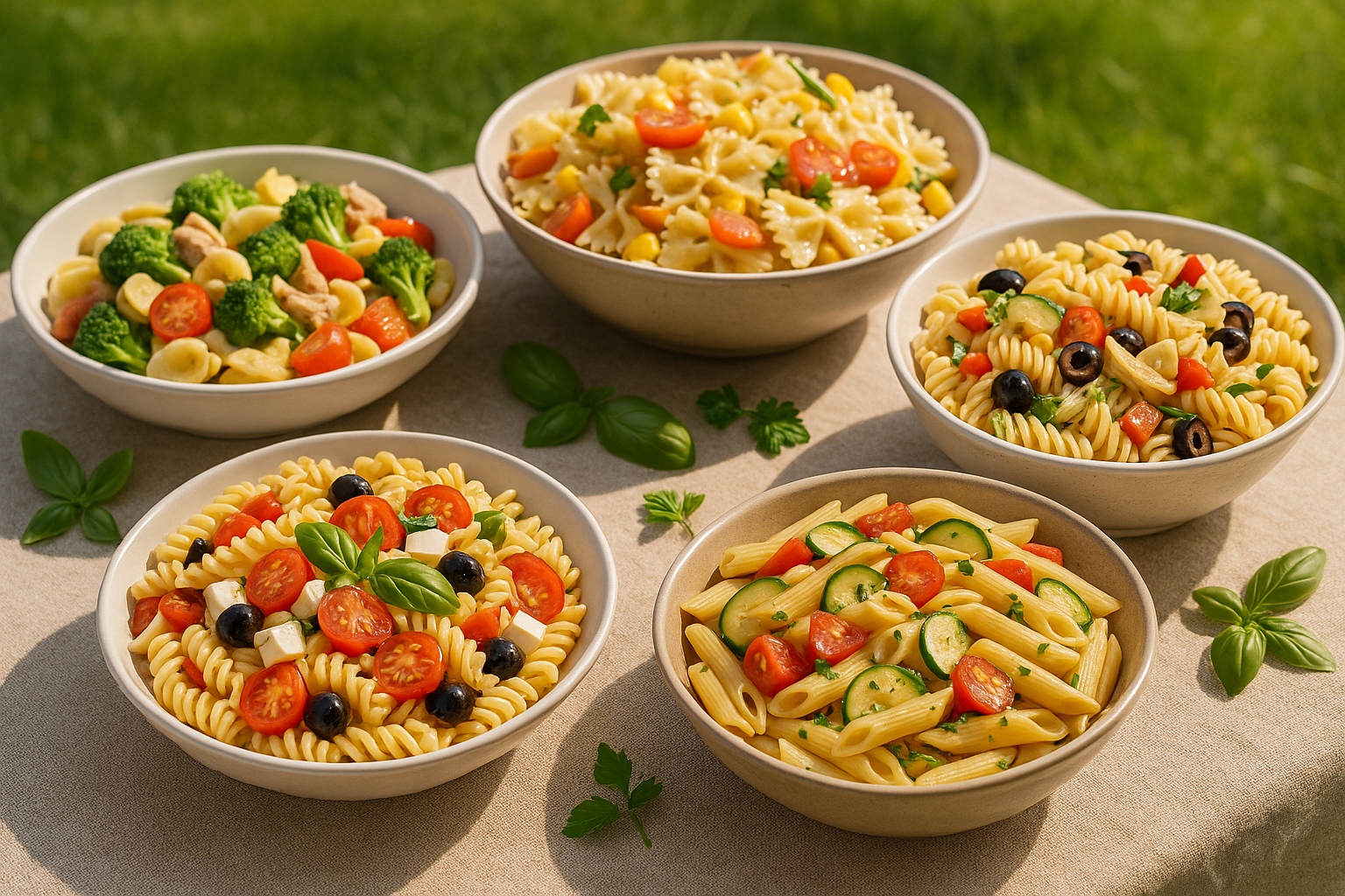 Pasta fredda estiva 2026: 5 ricette facili per mangiare all'aperto