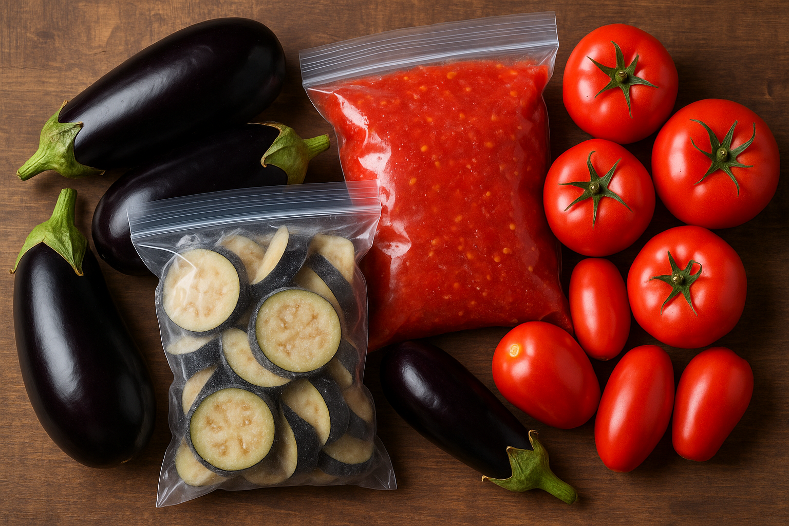 Conservazione estiva: come congelare melanzane e scegliere i pomodori per la passata