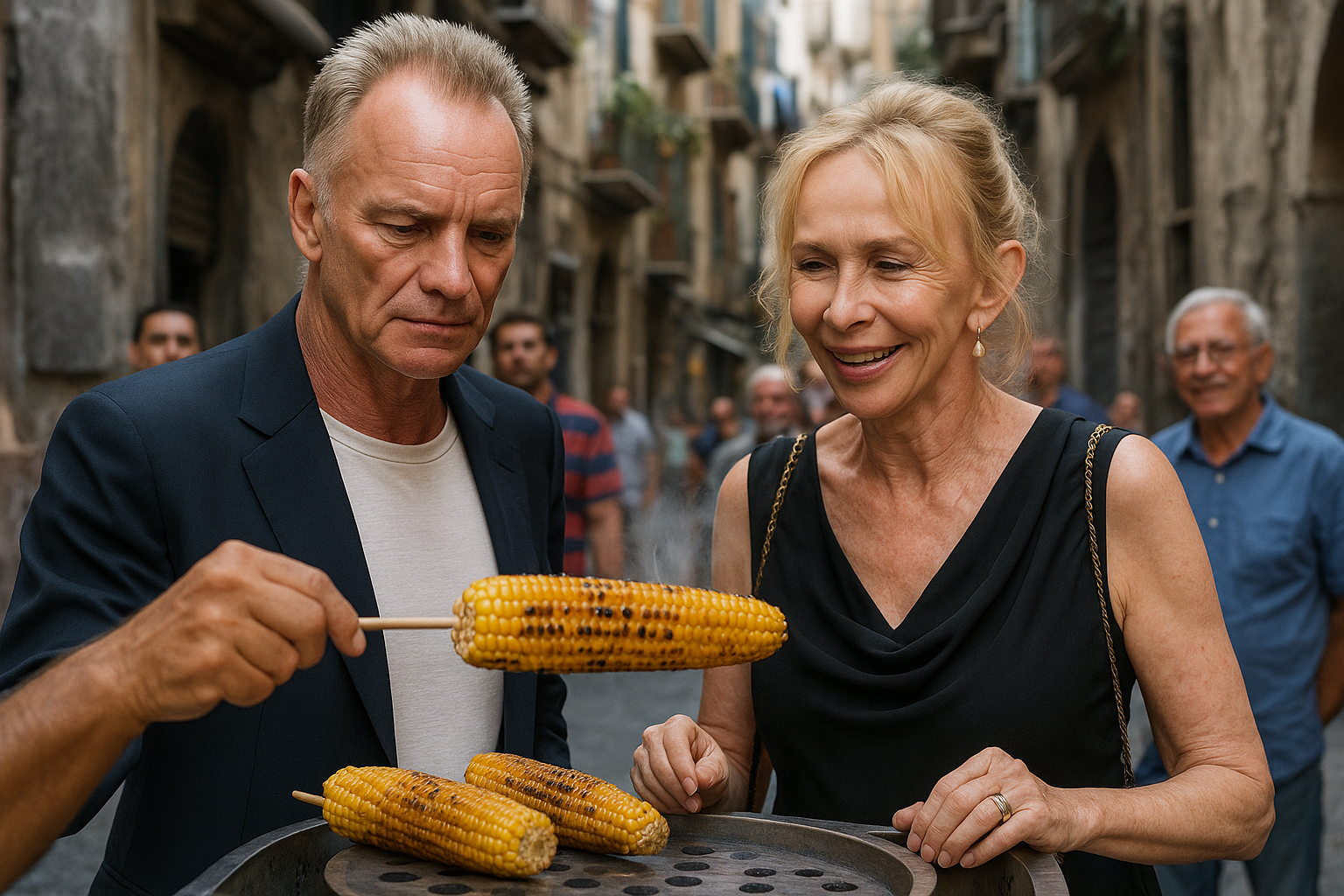 Sting al rione Sanità di Napoli: quando le star internazionali scoprono il cibo di strada (2)