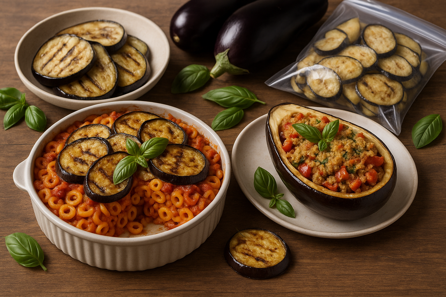 Melanzane d'estate: conservazione, ricette ripiene e timballo siciliano