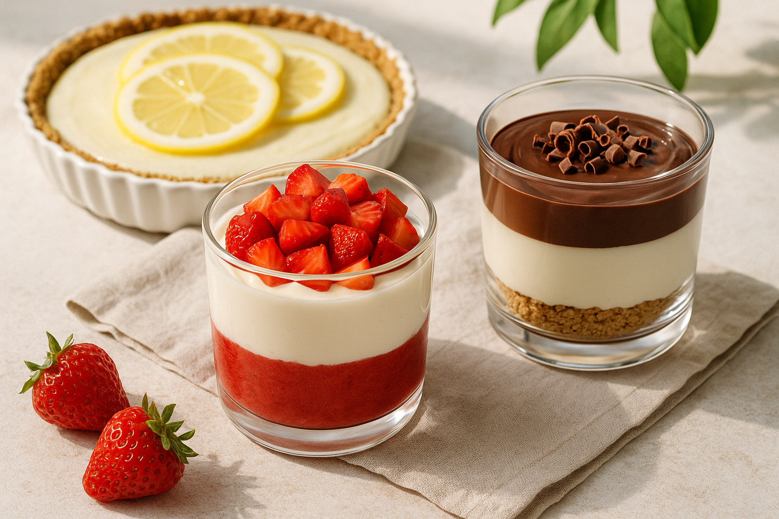 Dolci senza cottura per l'estate 2026: sbriciolata con ricotta e pesche, coppa yogurt-Nutella, biscotti al cioccolato (2