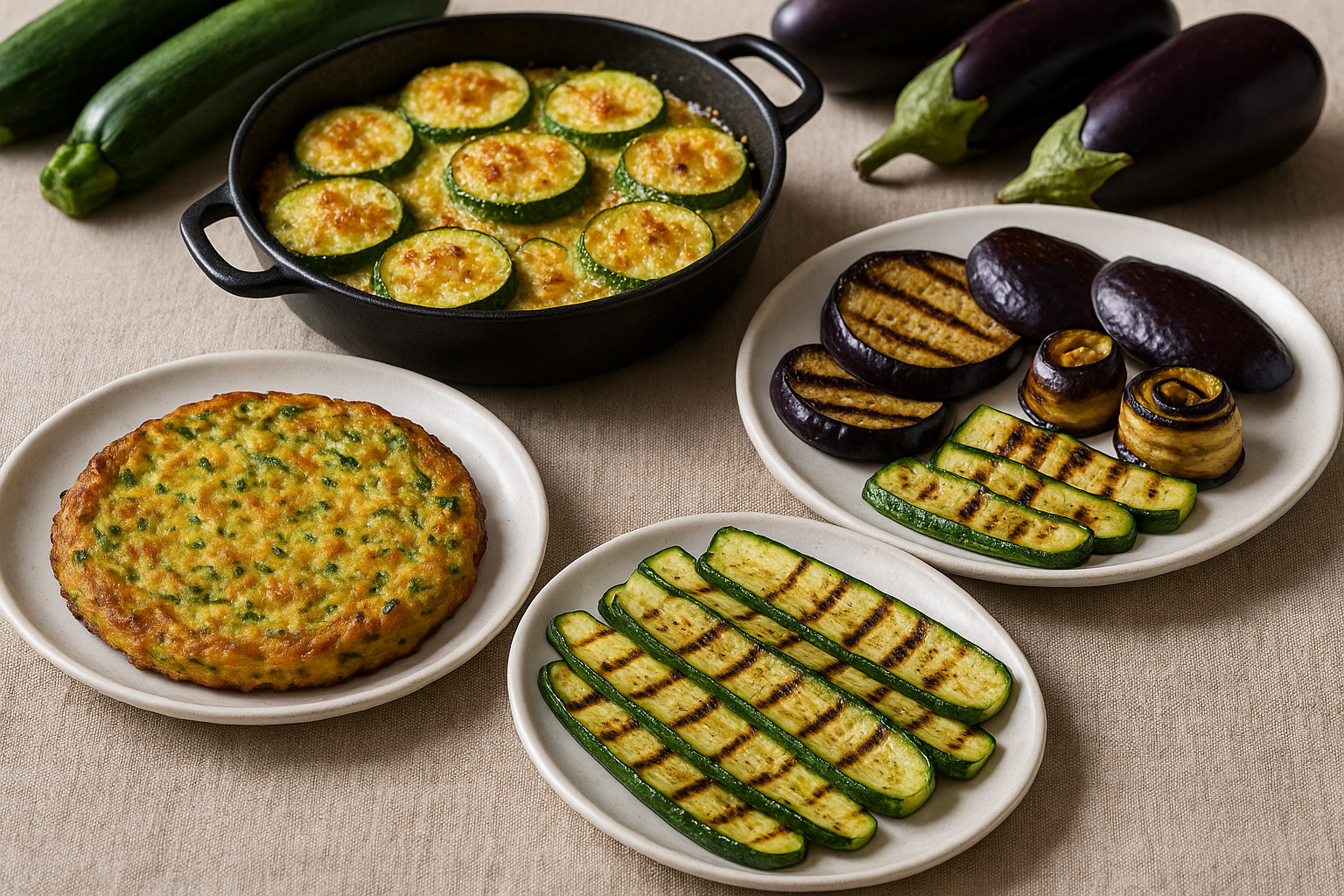 Verdure estive protagoniste: ricette con zucchine, melanzane e pesche di stagione