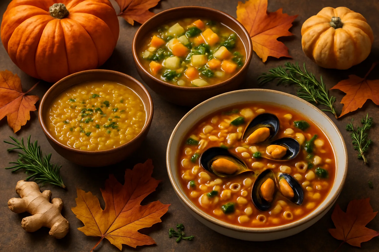 Minestre e zuppe autunnali: il comfort food che scalda
