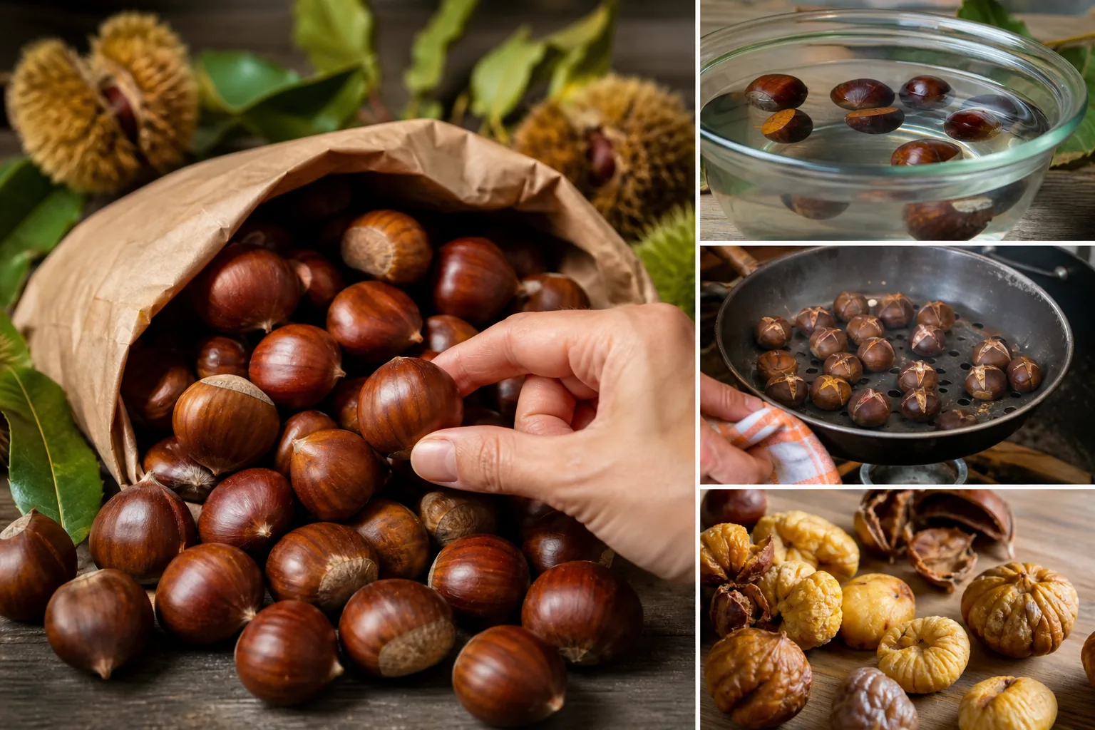Castagne: come riconoscere quelle buone e i trucchi di cottura