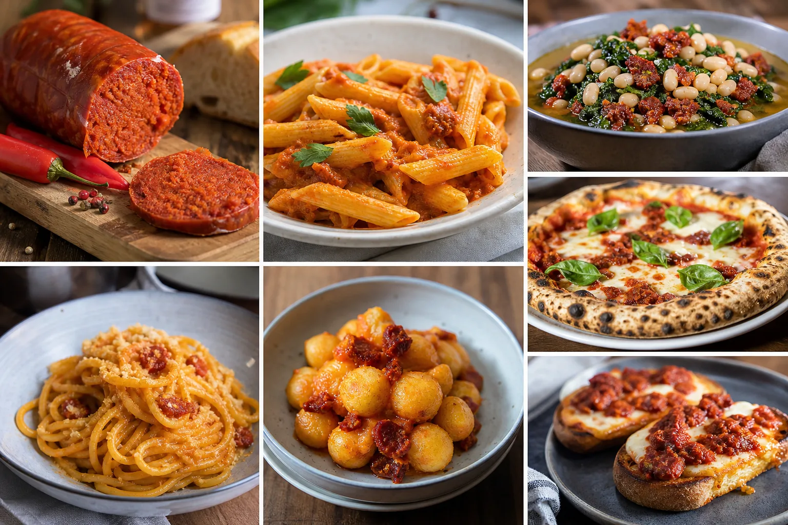 Ricette con 'nduja: piatti per chi ama il piccante calabrese