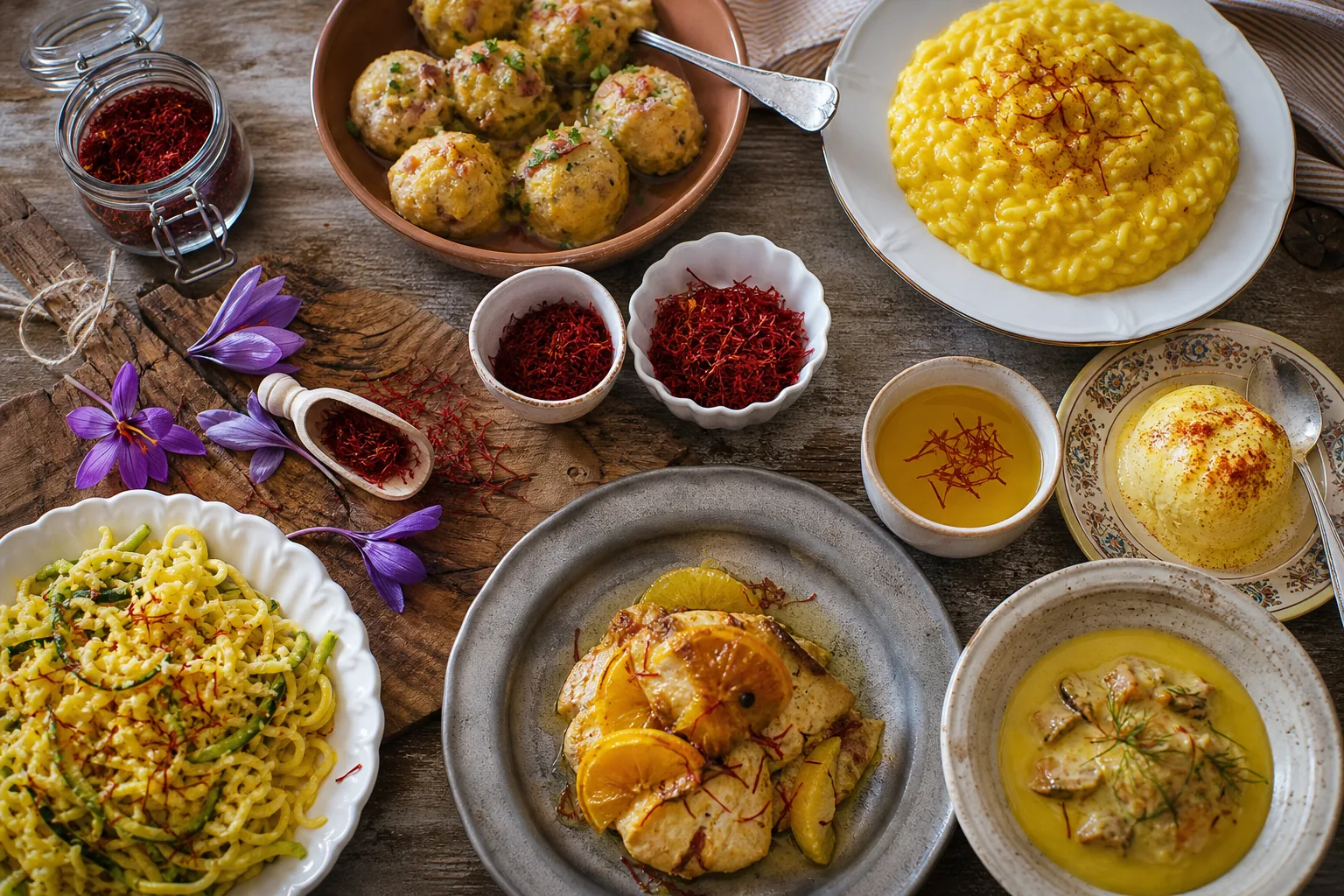 Come usare lo zafferano in cucina: ricette per valorizzarlo