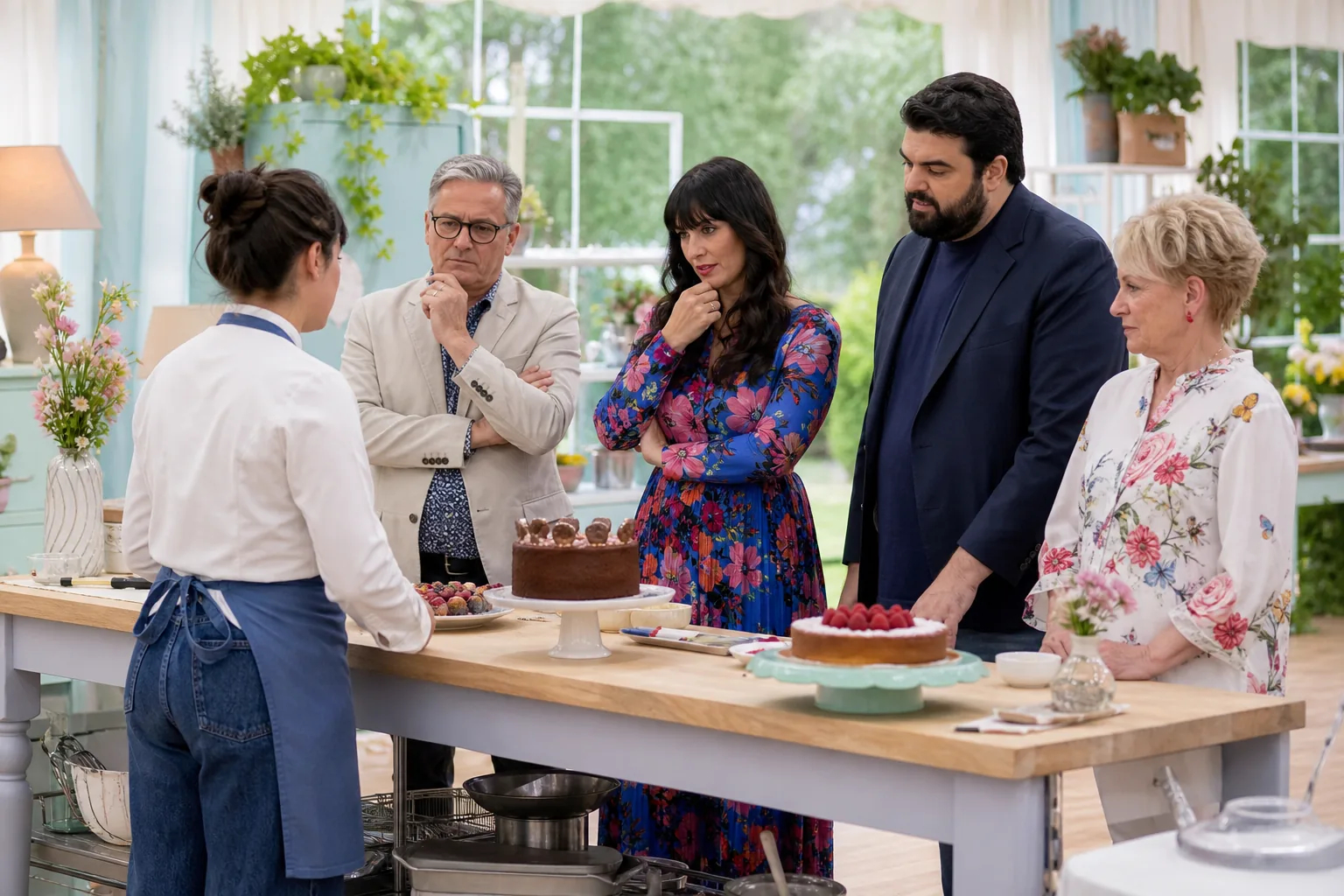 Bake Off Italia 14, ottava puntata: il tema anni Ottanta e il grembiule blu