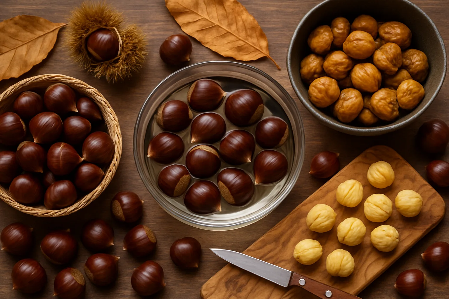 Castagne in cucina: come riconoscere quelle buone e usarle in ricette