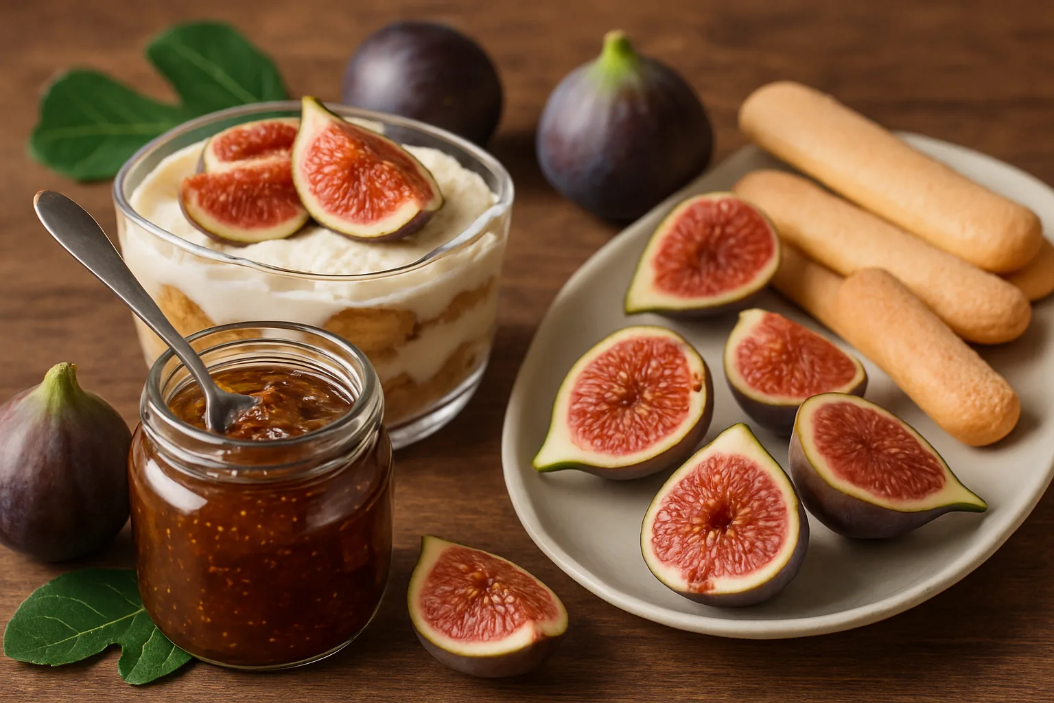 Ricette con fichi di fine estate: tiramisu, conserva caramellata e bruschette