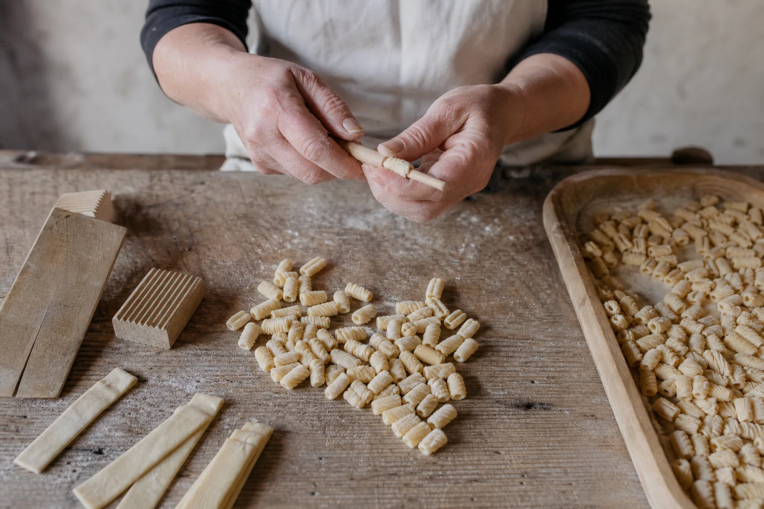 Surgilli: la pasta abruzzese a forma di coda di topo