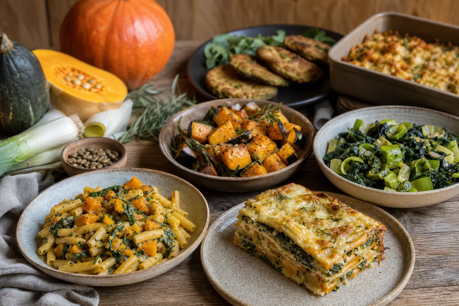 Ricette autunnali: piatti vegetariani e con verdure di stagione