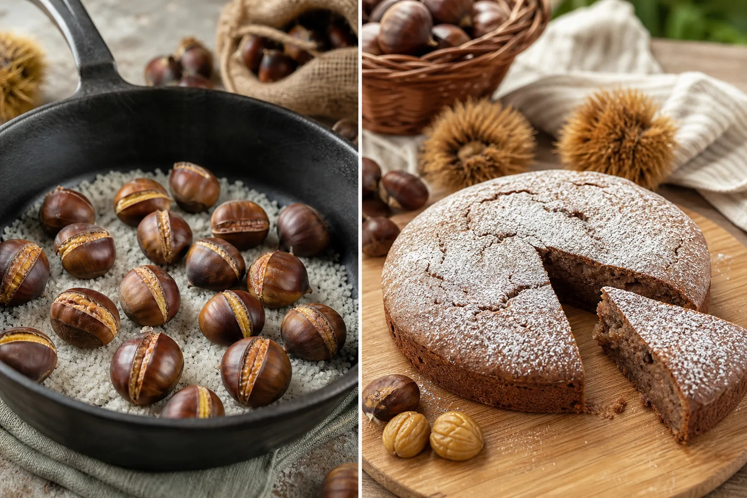 Castagne in cucina: dalla cottura al castagnaccio