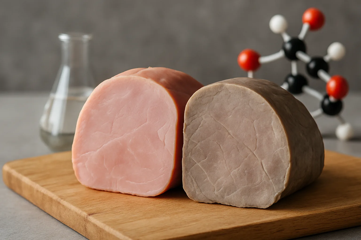 Perché il prosciutto cotto diventa grigio: il colore naturale non è il rosa