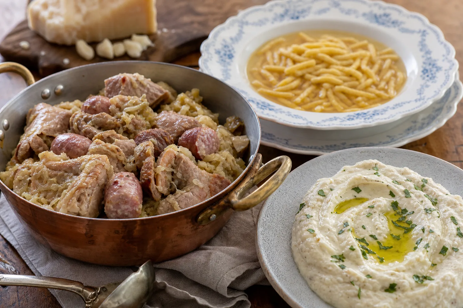 Piatti della tradizione: cassoeula milanese, passatelli e baccalà mantecato