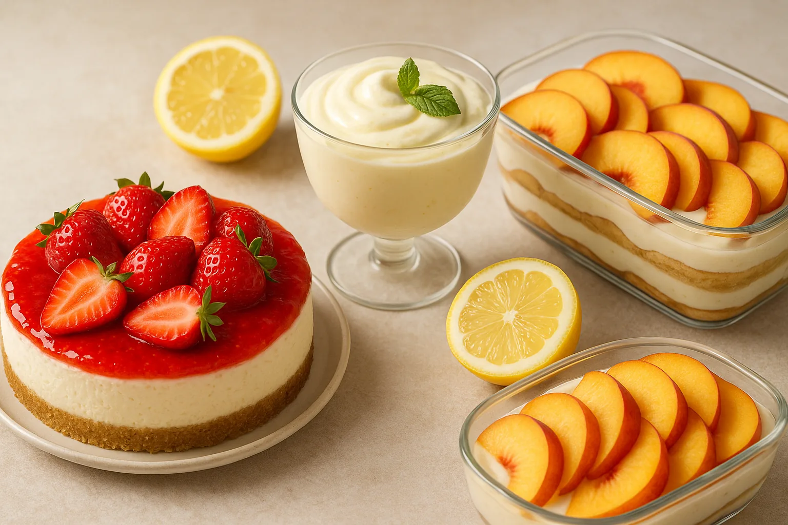 Dolci freddi estivi senza gelatina: ricette facili e veloci