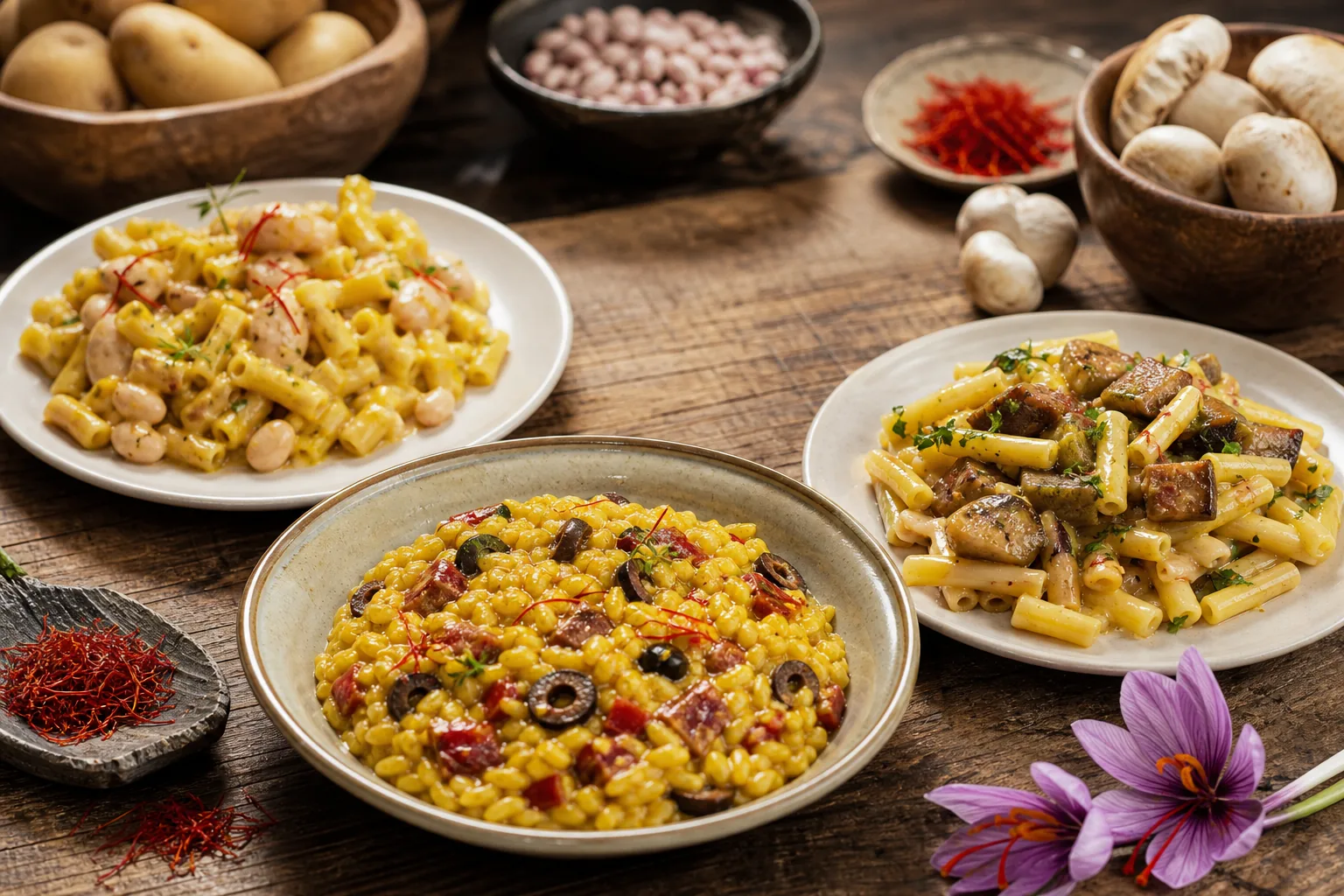 Zafferano in cucina: tre primi autunnali da provare