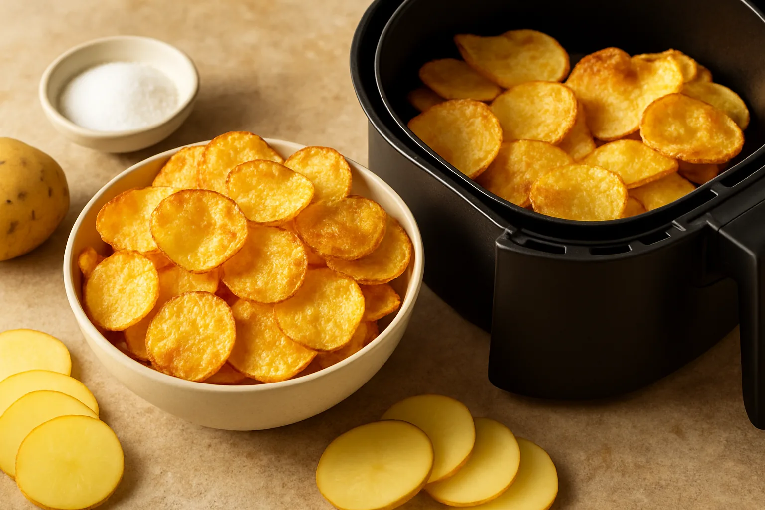 Chips di patate in friggitrice ad aria: come farle croccanti a casa