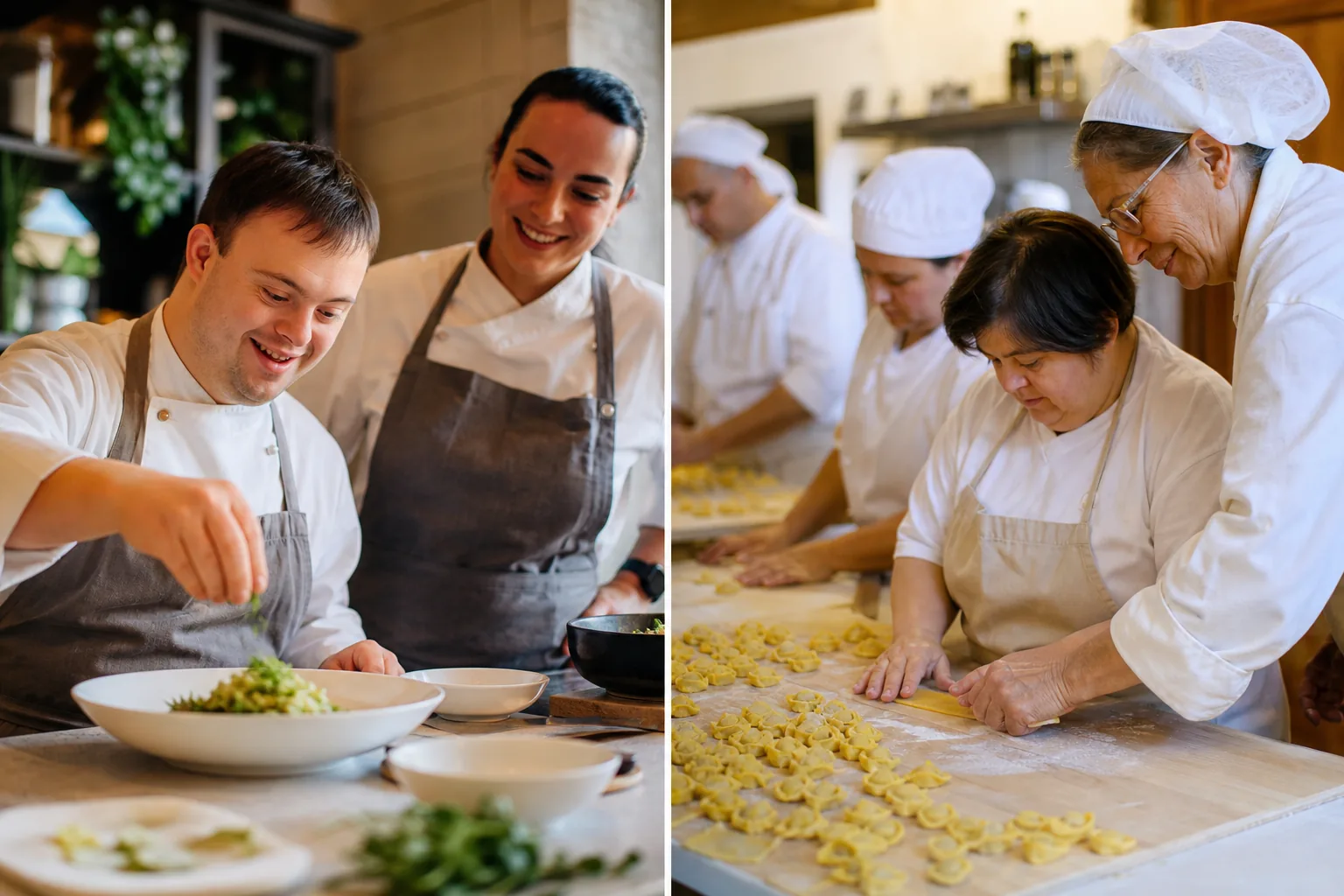 Sostenibilità e inclusione: Il Bosco e Tortellante, quando la cucina crea opportunità