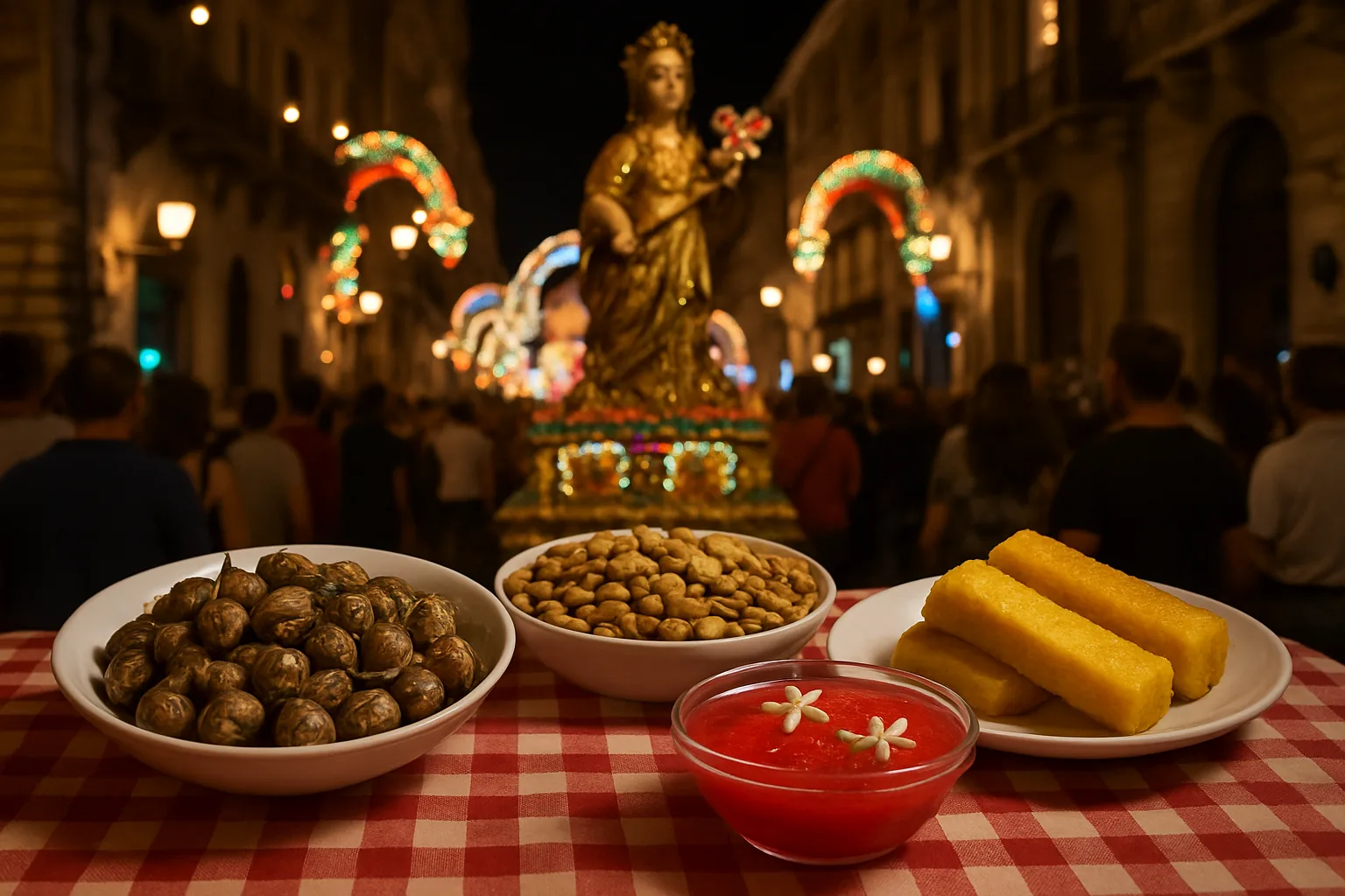 Festino di Santa Rosalia a Palermo (14-15 luglio): cosa si mangia