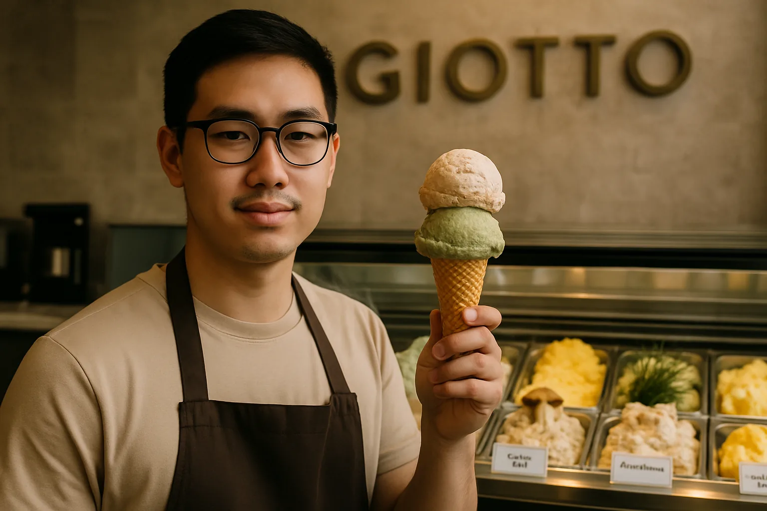 Il gelato più buono del mondo si mangia a Bruxelles: Christian Wu e i sapori insoliti di pino scozzese e funghi porcini